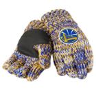 Forever Collectibles, Adult Golden State Warriors Peak Gloves, Multicolor