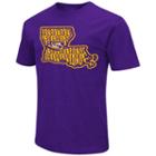 Men's Campus Heritage Lsu Tigers State Tee, Size: Small, Drk Purple