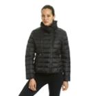 Women's Champion Asymmetrical Quilted Puffer Coat, Size: Xl, Black