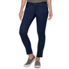 Petite Sonoma Goods For Life&trade; Sateen Midrise Skinny Pants, Women's, Size: 4 Petite, Light Blue