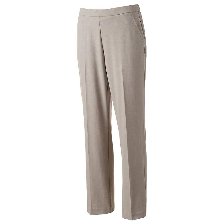 Women's Dana Buchman Pull-on Dress Pants, Size: 6 Short, Med Beige