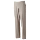 Women's Dana Buchman Pull-on Dress Pants, Size: 6 Short, Med Beige