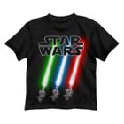 Boys 4-7 Star Wars Slanted Lightsabers Graphic Tee, Boy's, Size: 7, Black