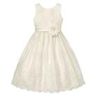 Girls 7-16 & Plus Size American Princess Scalloped Embellished Dress, Girl's, Size: 12 1/2, White Oth