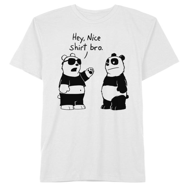 Boys 8-20 Nice Shirt, Bro Tee, Size: Medium, White