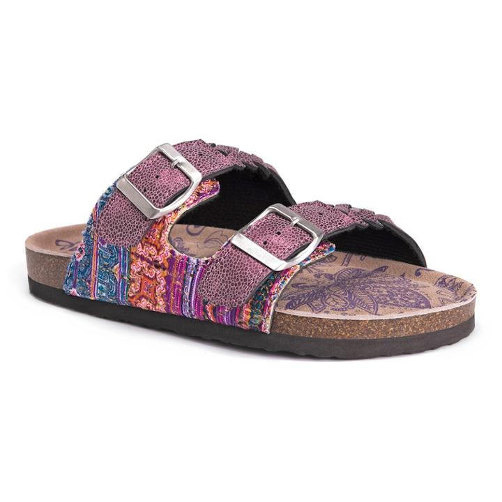 Muk Luks Juliette Women's Slide Sandals, Size: 8, Purple
