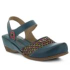 L'artiste By Spring Step Amour Women's Sandals, Size: 35, Turquoise/blue (turq/aqua)
