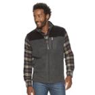 Men's Croft & Barrow&reg; Arctic Fleece Vest, Size: Medium, Dark Grey