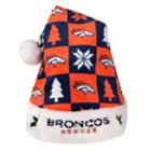 Foco Denver Broncos Christmas Santa Hat, Multicolor