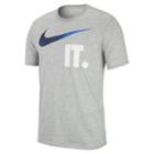 Big & Tall Nike Dry Check It Tee, Men's, Size: 3xl Tall, Dark Grey