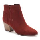 Apt. 9&reg; Women's Block-heel Ankle Boots, Size: 7.5, Red/coppr (rust/coppr)