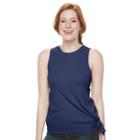 Juniors' So&reg; Ribbed Muscle Tank, Girl's, Size: Small, Blue