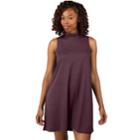 Women's Soybu Frolic Mock Neck Dress, Size: Medium, Purple