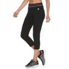 Women's Fila Sport&reg; Contrast Stitch Capri Leggings, Size: Xl, Oxford