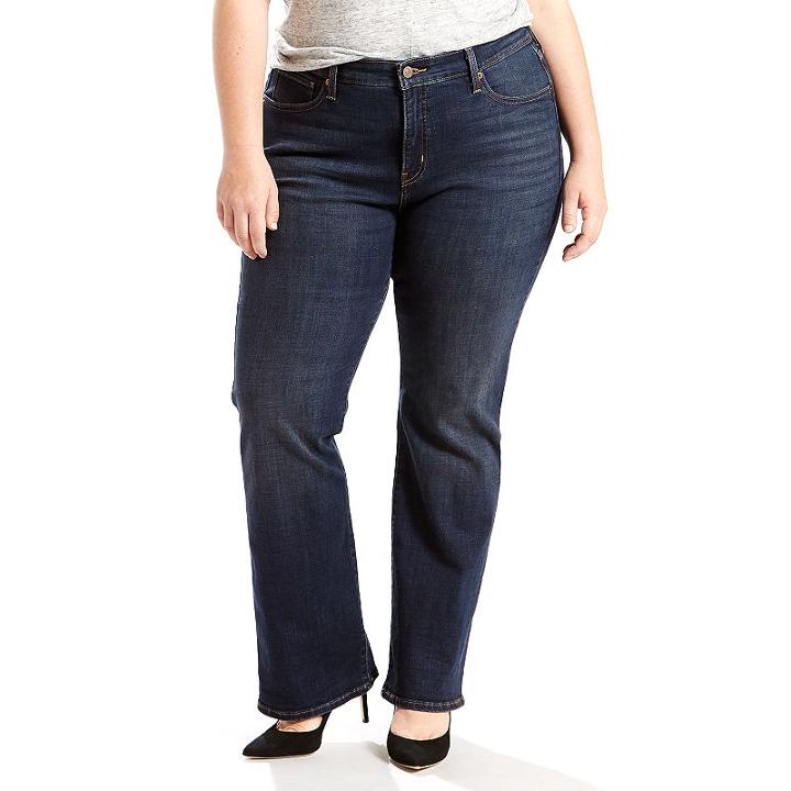 Plus Size Levi's&reg; 415 Relaxed Fit Bootcut Jeans, Women's, Size: 20 - Regular, Med Blue