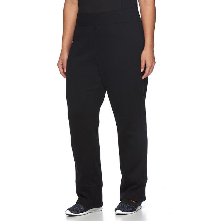 Plus Size Tek Gear&reg; Easy Wide-leg Pants, Women's, Size: 2xl, Black