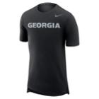 Men's Nike Georgia Bulldogs Enzyme Droptail Tee, Size: Large, Black