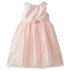 Girls 4-6x Marmellatta Classics Shantung Rosette Ballerina Dress, Girl's, Size: 5, Light Pink