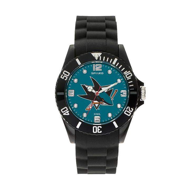 Sparo Men's Spirit San Jose Sharks Watch, Black