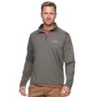 Big & Tall Columbia Tryon Creek Classic-fit Quarter-zip Pullover, Men's, Size: Xl Tall, Grey (charcoal)