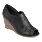 Journee Collection Britny Women's Wedges, Size: Medium (6.5), Black