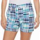 Croft & Barrow, Petite &reg; Novelty Shorts, Women's, Size: 16 Petite, Turquoise/blue (turq/aqua)