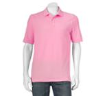 Men's Croft & Barrow&reg; Performance Tailored-fit Pique Polo, Size: Xxl, Med Pink