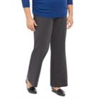 Plus Size Maternity Oh Baby By Motherhood&trade; Secret Fit Belly&trade; Ponte Dress Pants, Women's, Size: 3xl, Dark Grey