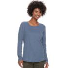 Women's Sonoma Goods For Life&trade; Essential Crewneck Tee, Size: Xl, Dark Blue