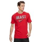 Men's Nike Beast Tee, Size: Xl, Dark Pink