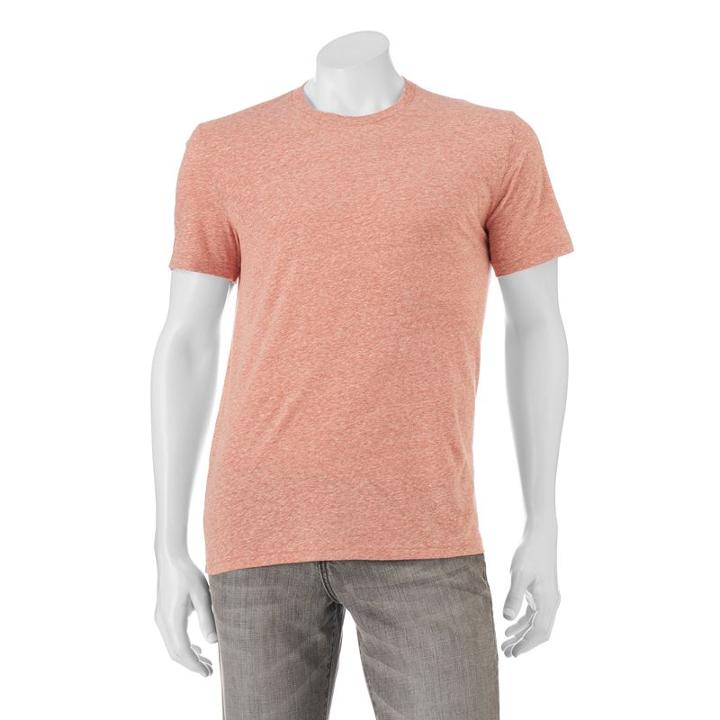 Men's Sonoma Goods For Life&trade; Heathered Everyday Tee, Size: Medium, Dark Red