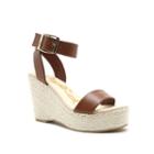 Qupid Deb Women's Espadrille Wedge Sandals, Girl's, Size: 8, Red/coppr (rust/coppr)