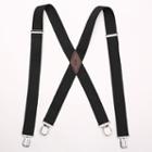 Levi's Adjustable Cotton Terry Suspenders - Big & Tall, Men's, Black