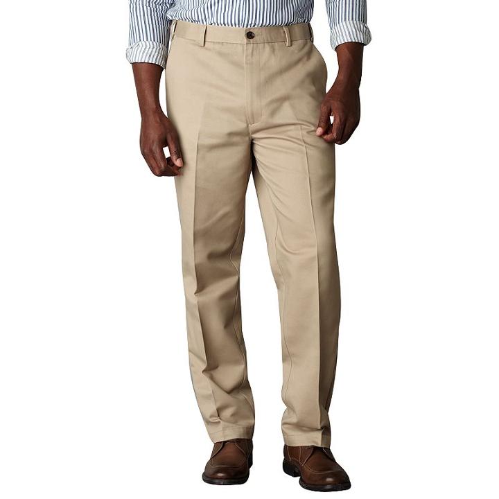 Dockers&reg; Comfort-waist D3 Classic-fit Full-elastic Flat-front Pants - Men, Size: 32x32, Beige Oth