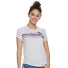 Juniors' About A Girl Striped State Tee, Size: Xl, Light Grey
