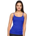 Petite Apt. 9&reg; Seamless Cami, Women's, Size: Pl/pxl, Med Blue