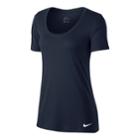 Women's Nike Dry Training Tee, Size: Small, Light Blue
