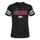 Girls 4-6x Arkansas Razorbacks Opal Burnout Tee, Girl's, Size: L (6x), Black