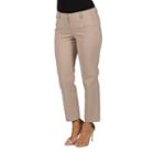Women's Harve Benard Ankle Pants, Size: 4, Lt Beige