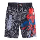 Boys 4-7 Marvel Spider-man Swim Trunks, Size: 4, Black