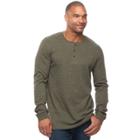 Big & Tall Sonoma Goods For Life&trade; Performance Thermal Henley, Men's, Size: Xxl Tall, Dark Green