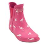 London Fog Piccadilly Women's Chelsea Waterproof Rain Boots, Size: Medium (6), Pink