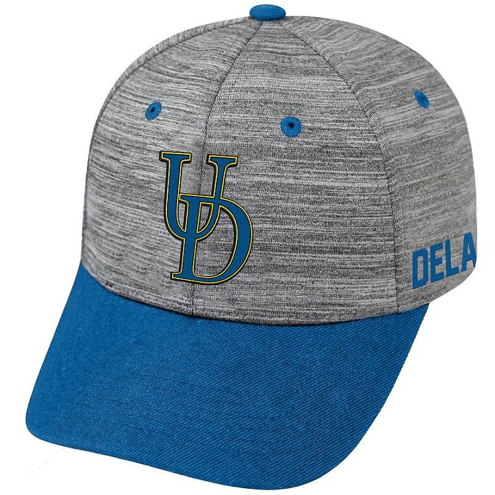 Adult Delaware Blue Hens Backstop Snapback Cap, Men's, Med Grey