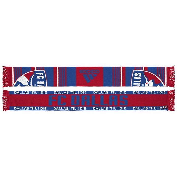 Adult Adidas Fc Dallas Team Slogan Scarf, Multicolor