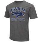 Men's Campus Heritage Nevada Wolf Pack Banner Tee, Size: Medium, Grey (charcoal)