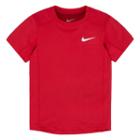 Boys 4-7 Nike Dri-fit Short Sleeve Base Layer Tee, Size: 6, Dark Red