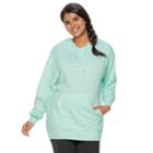 Juniors' Plus Size So&reg; Oversized Sweatshirt, Teens, Size: 1xl, Light Blue