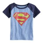 Toddler Boy Jumping Beans&reg; Marvel Super-man Logo Graphic Tee, Size: 5t, Med Blue