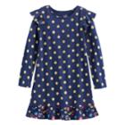 Disney / Pixar Coco Girls 4-7 Graphic Ruffle Dress By Jumping Beans&reg;, Size: 6, Blue