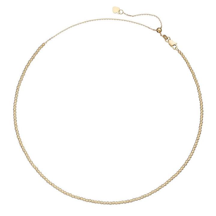 14k Gold Beaded Choker Necklace, Women's, Size: 16, Yellow